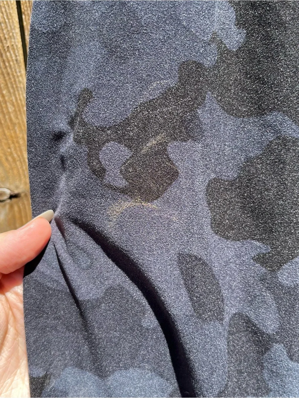 Gym ready Black/Blueish Camouflage Jogger Sweatpants - Picture 5 of 6